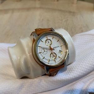 Fossil Original Boyfriend Chronograph Leather Watch